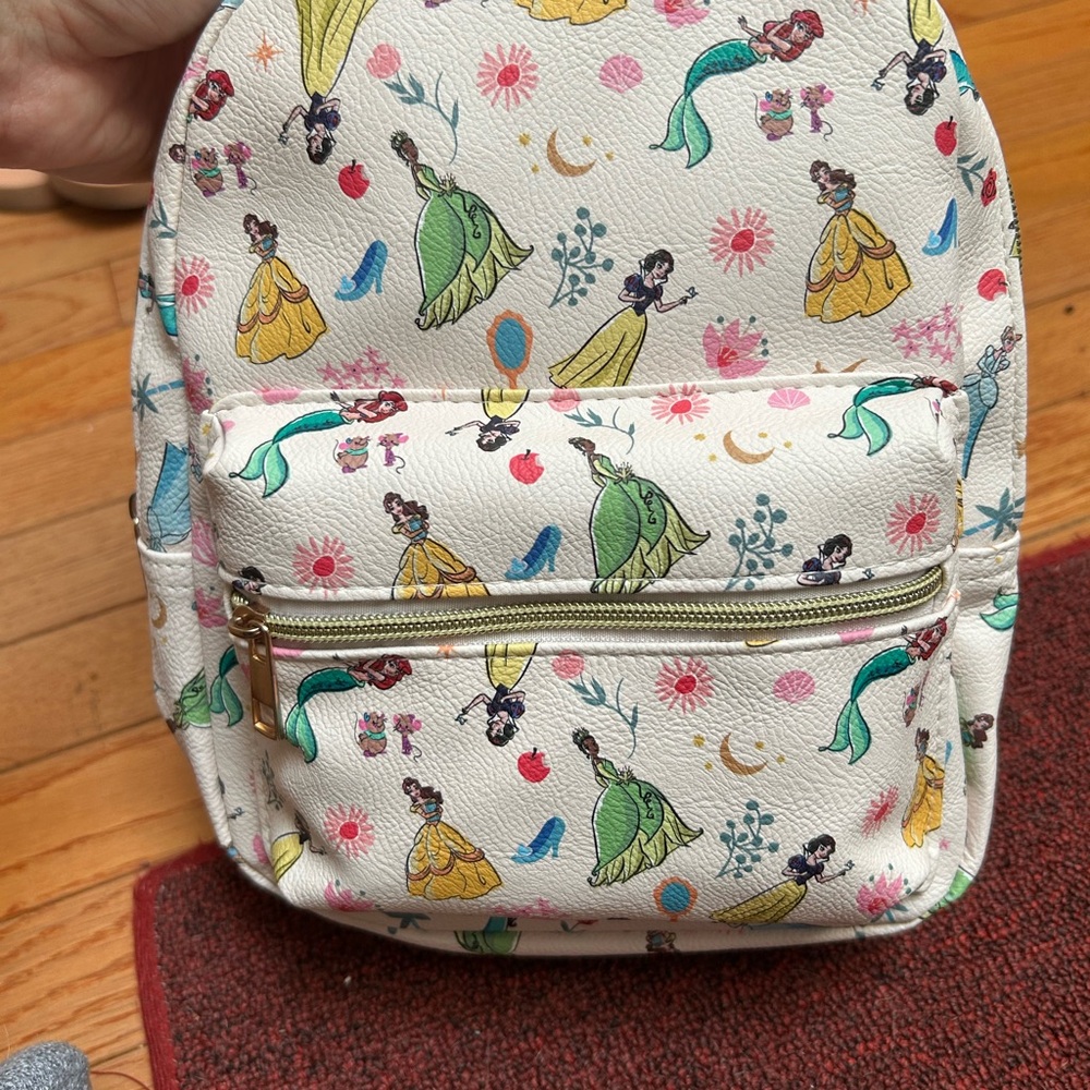 NWT Disney Princess Print Mini Backpack
